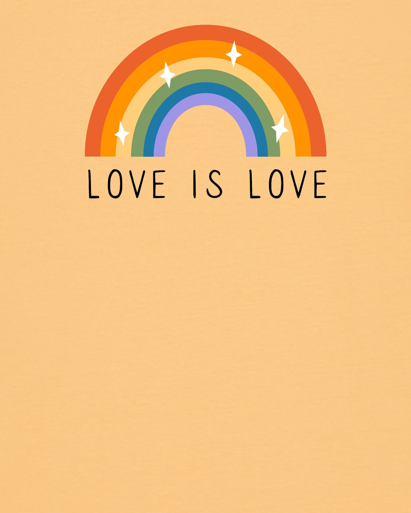 Watapparel T-Shirt Love is Love – Ansicht 3
