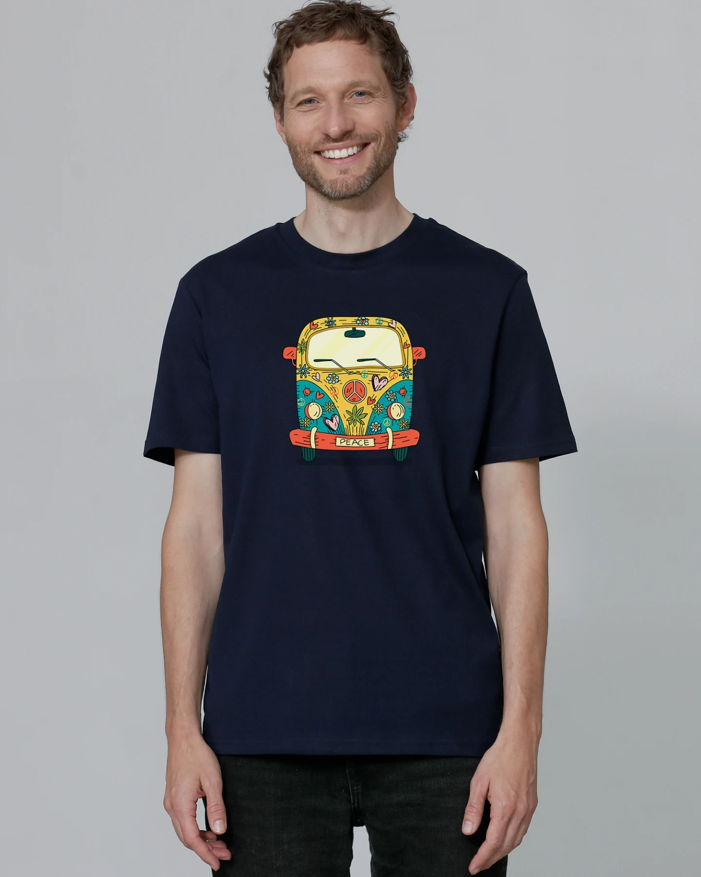 Watapparel Shirt Hippies Bus – Ansicht 2
