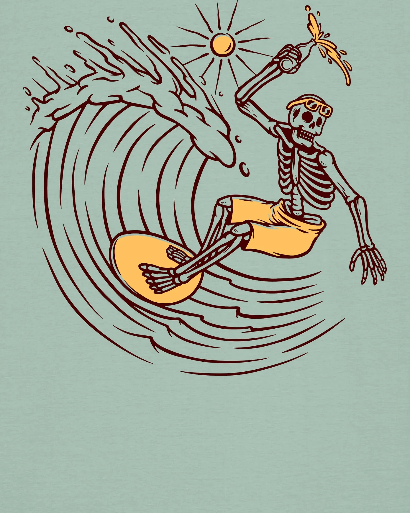 Watapparel Shirt Surfing for life – Ansicht 3