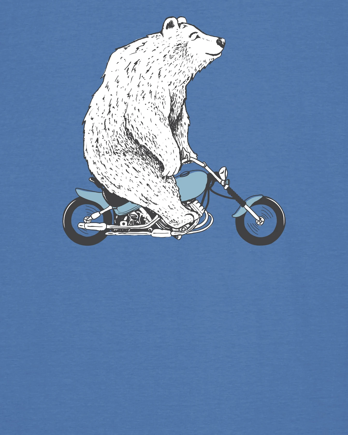 Watapparel Shirt Bär auf Bike – Ansicht 3