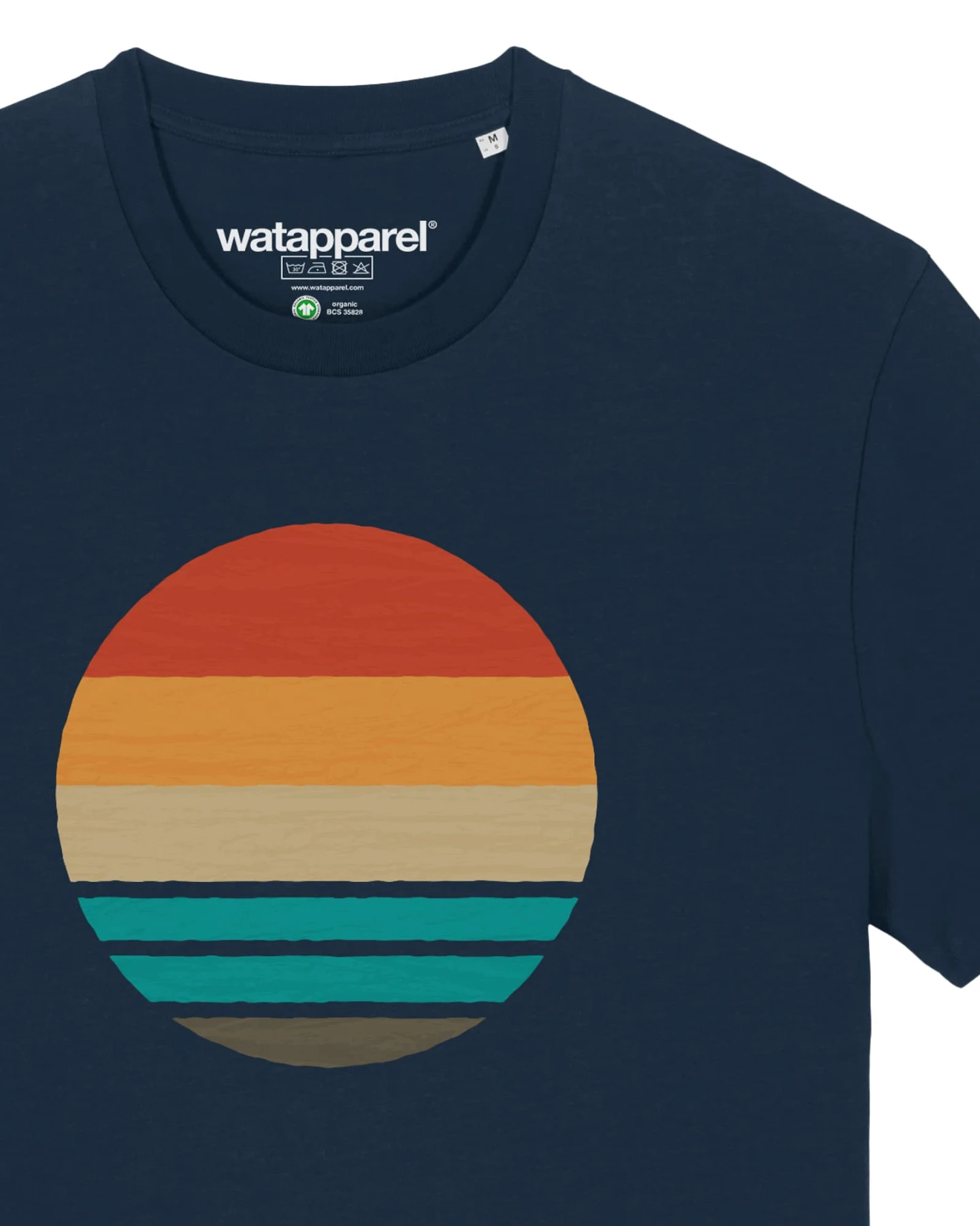Watapparel T-Shirt Retro Sunset Ocean – Ansicht 3