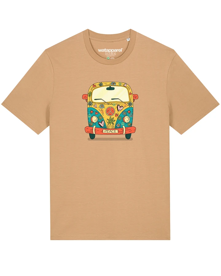 Watapparel T-Shirt Hippies Bus