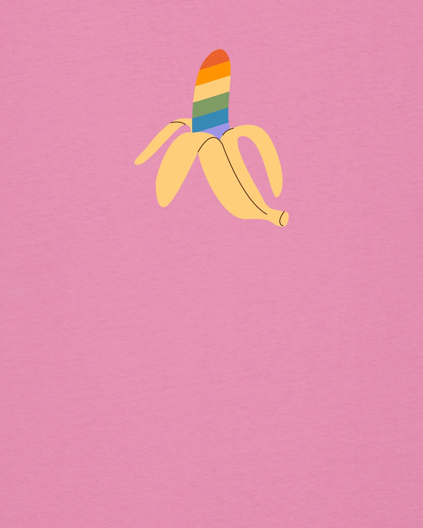 Watapparel Shirt Rainbow Banana – Ansicht 3