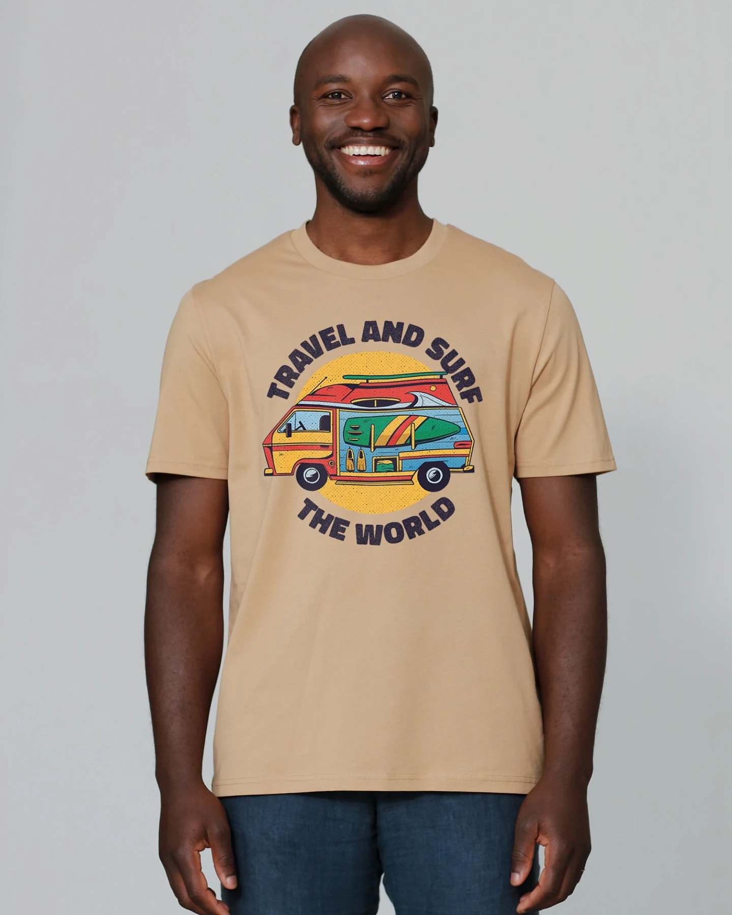 Watapparel T-Shirt Travel and surf – Ansicht 2