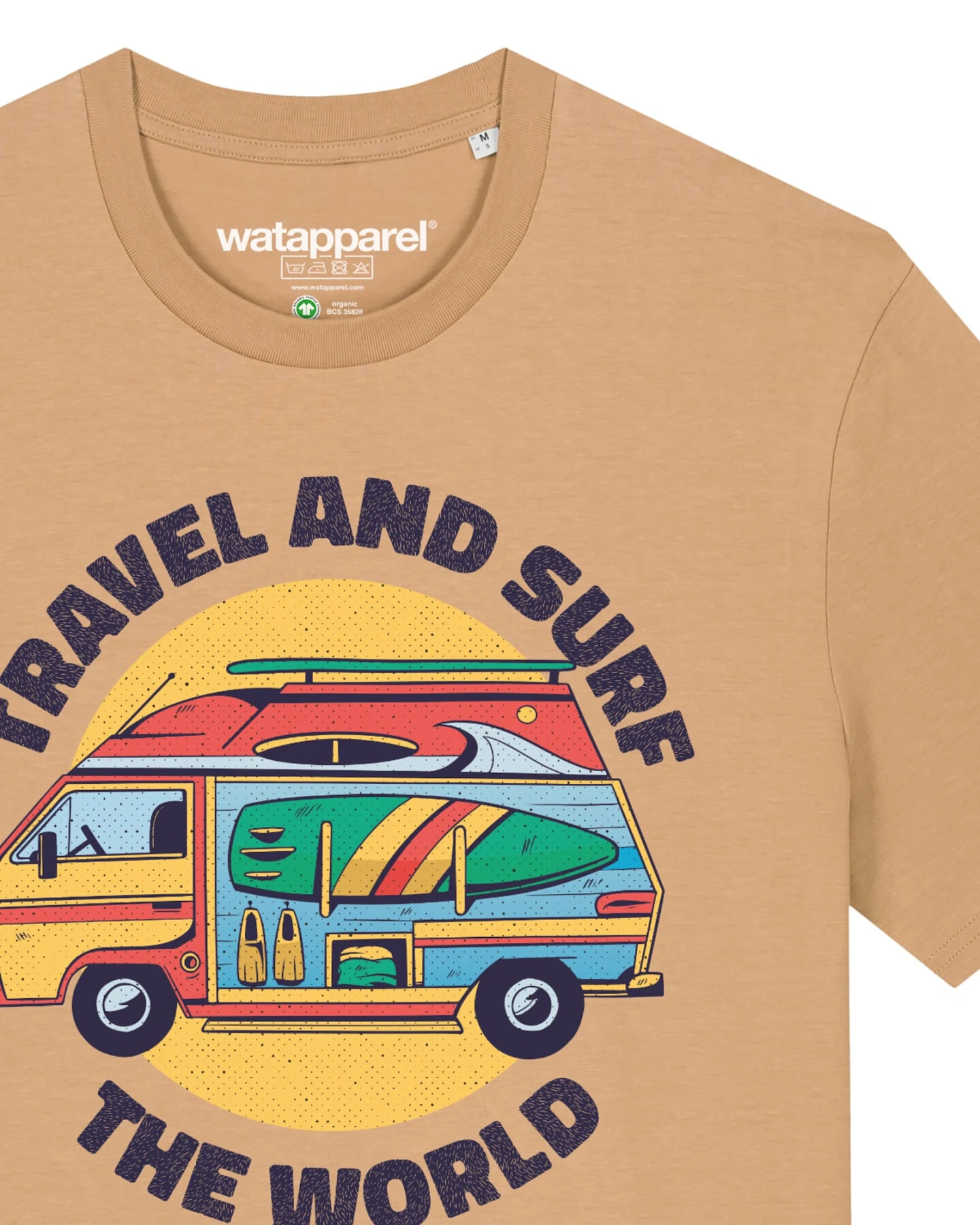 Watapparel T-Shirt Travel and surf – Ansicht 3