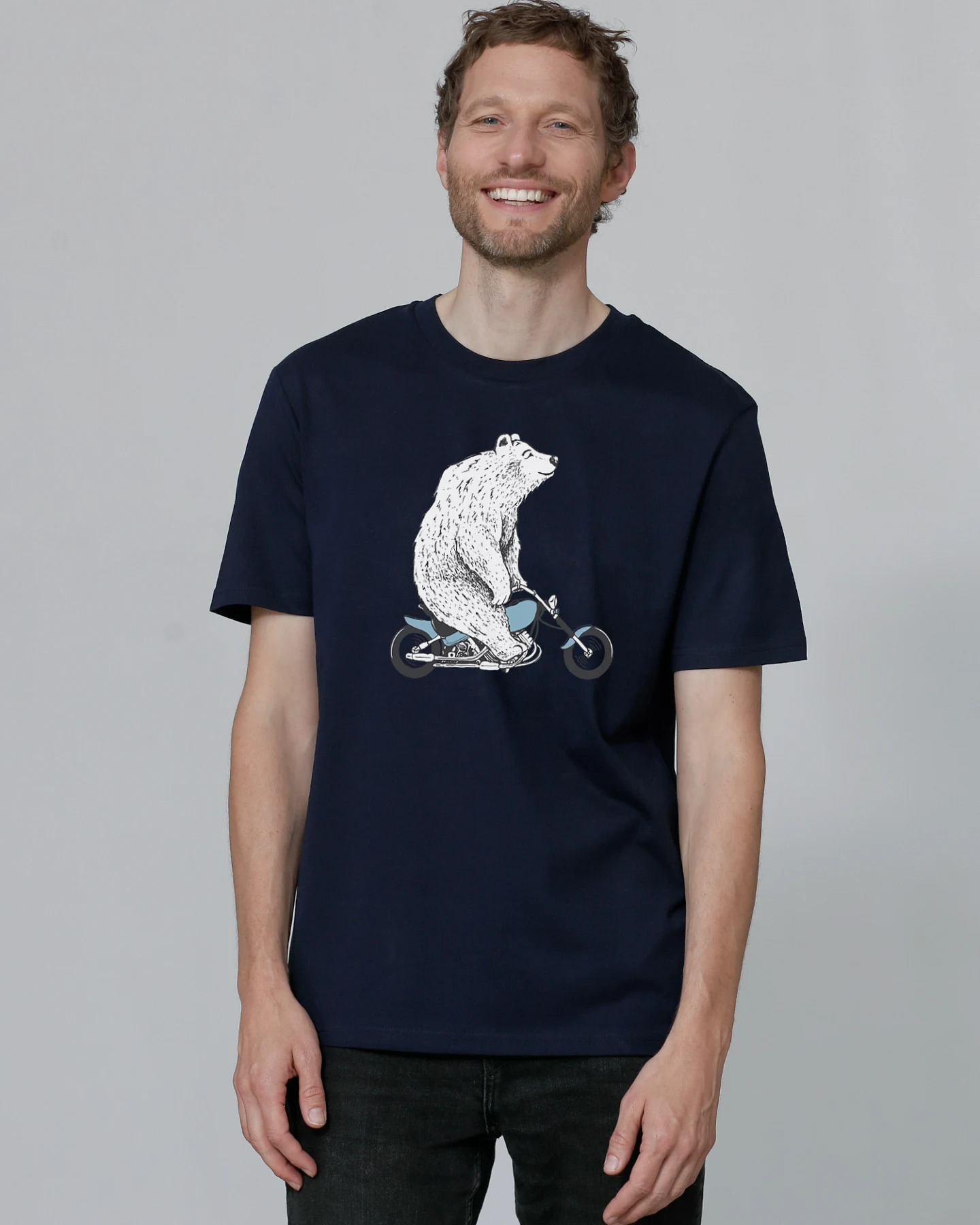 Watapparel Shirt Bär auf Bike – Ansicht 2