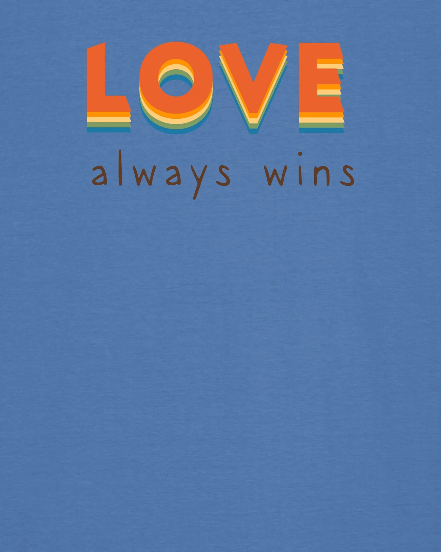 Watapparel Shirt Love always wins – Ansicht 3