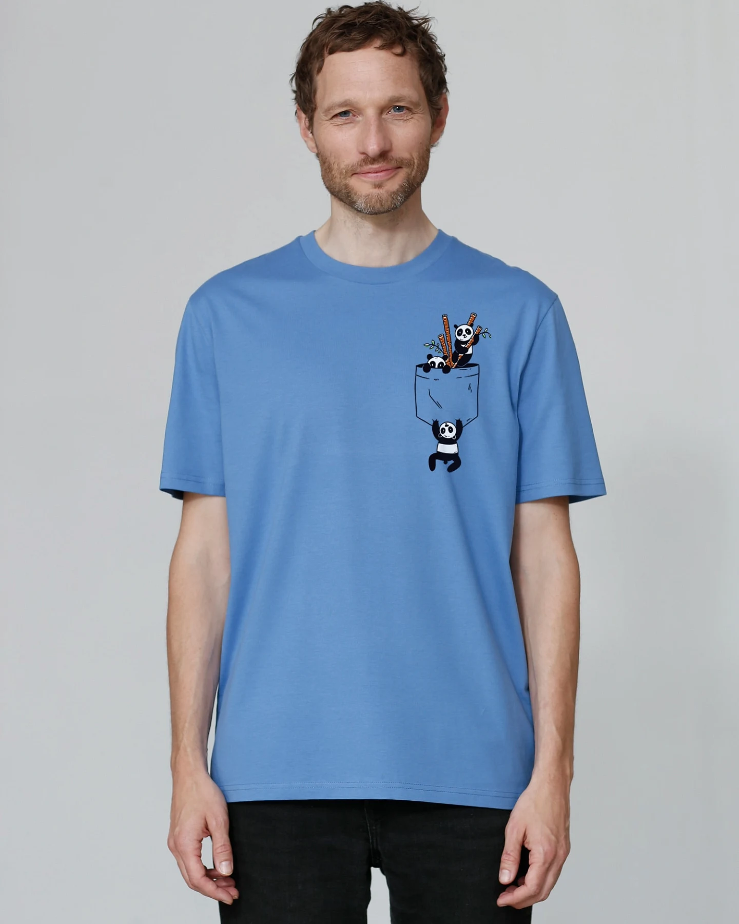 Watapparel T-Shirt Pocket Pandas – Ansicht 2