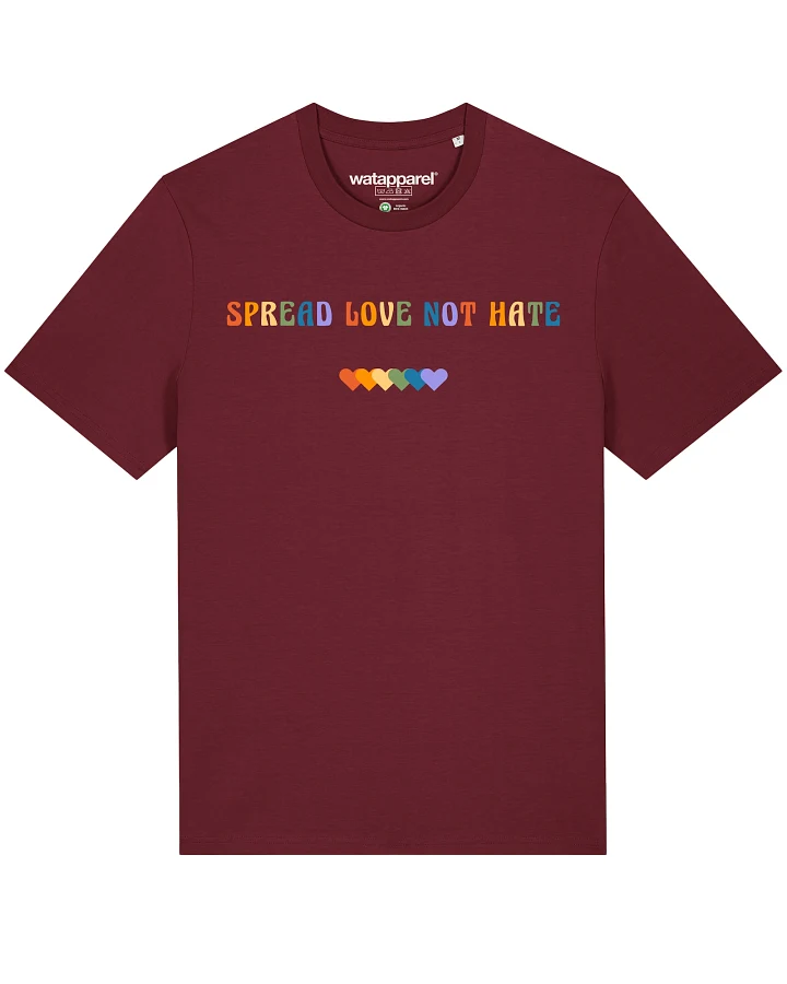 Produktseite: Watapparel Shirt Spread Love not Hate