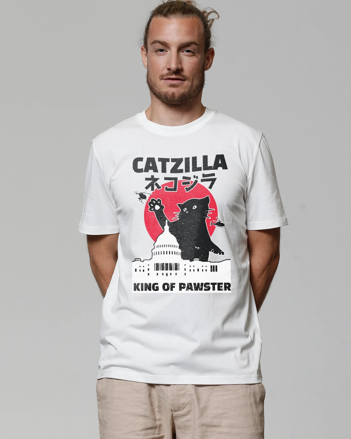 Watapparel T-Shirt Catzilla – Ansicht 2