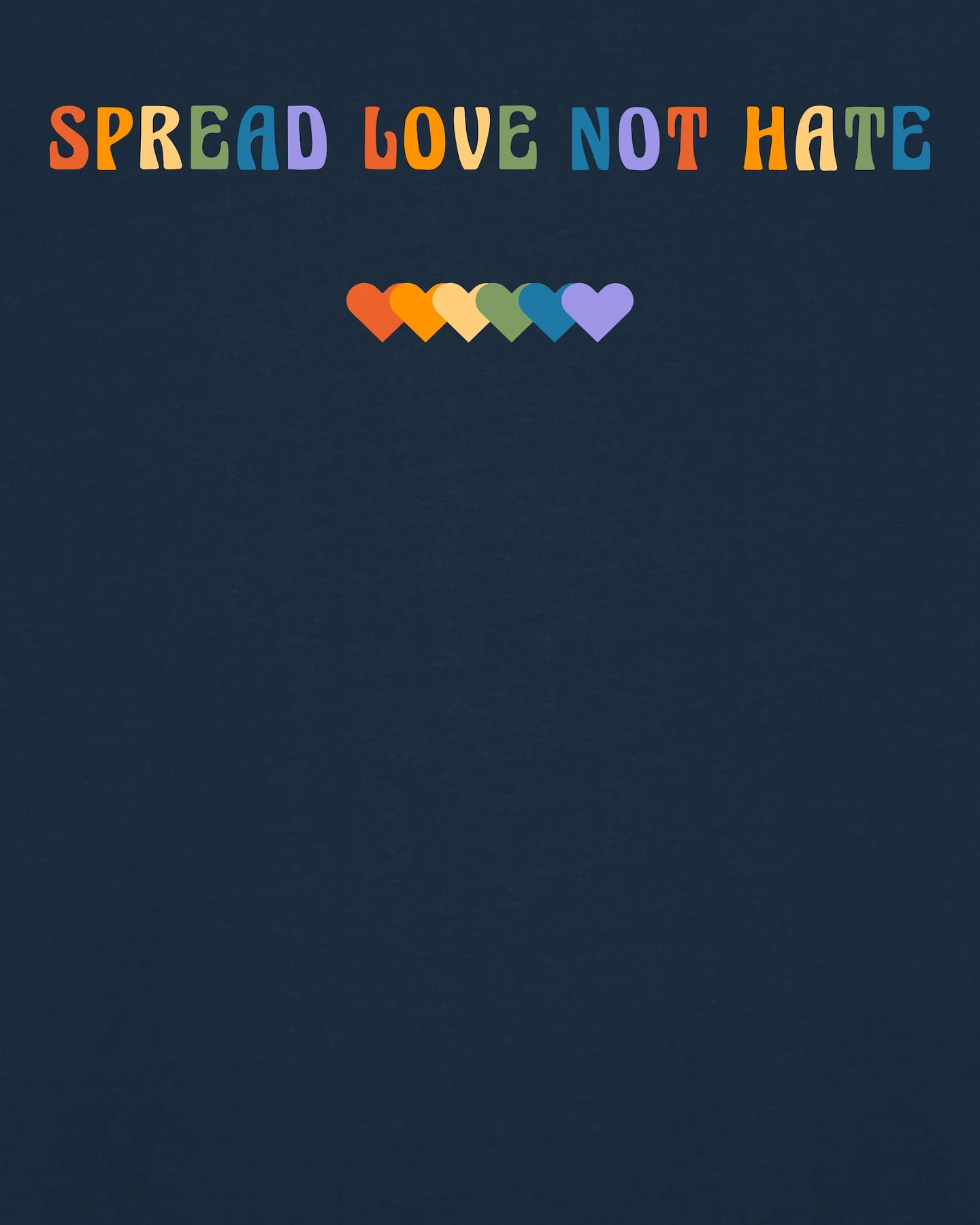 Watapparel T-Shirt Spread Love not Hate – Ansicht 3