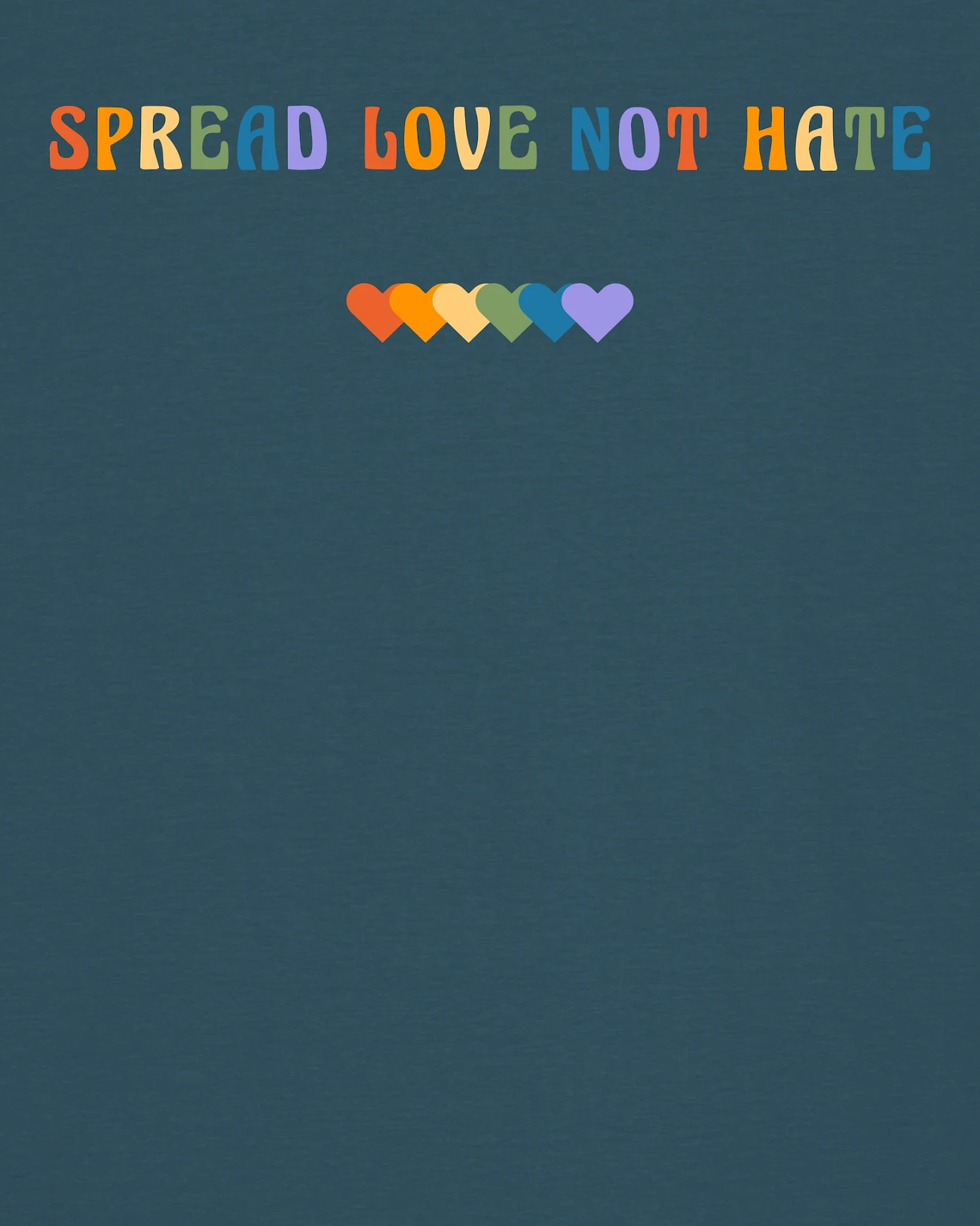 Watapparel T-Shirt Spread Love not Hate – Ansicht 3
