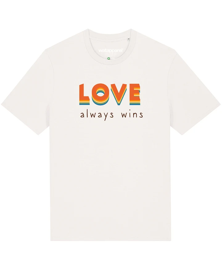 Produktseite: Watapparel T-Shirt Love always wins