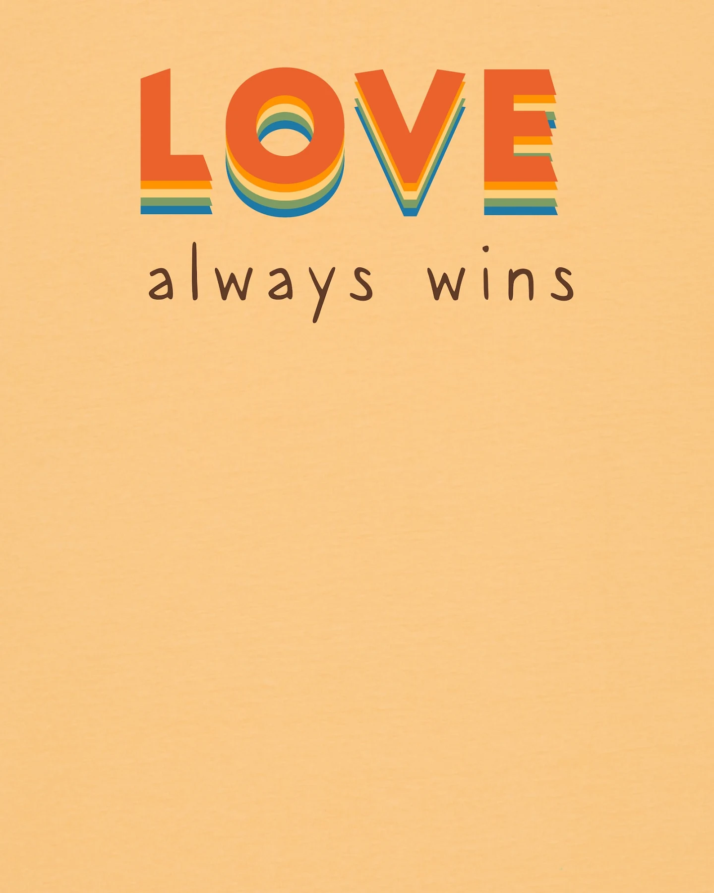Watapparel T-Shirt Love always wins – Ansicht 3