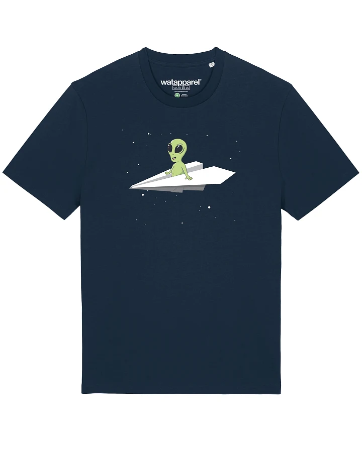 Produktseite: Watapparel T-Shirt Alien on a paper plane