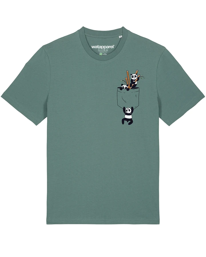 Watapparel T-Shirt Pocket Pandas