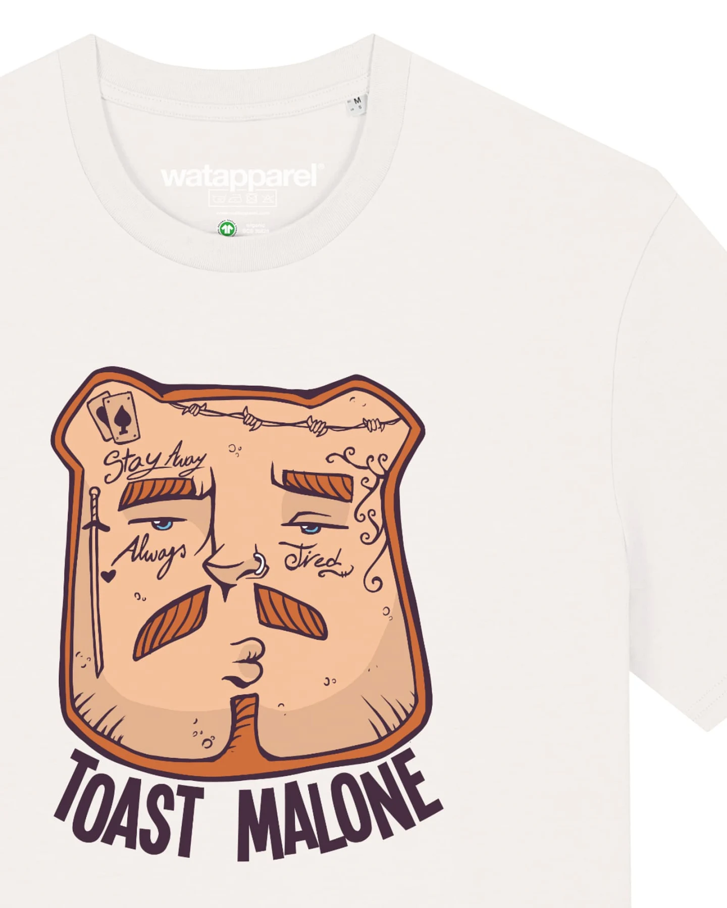 Watapparel T-Shirt Toast Malone – Ansicht 3