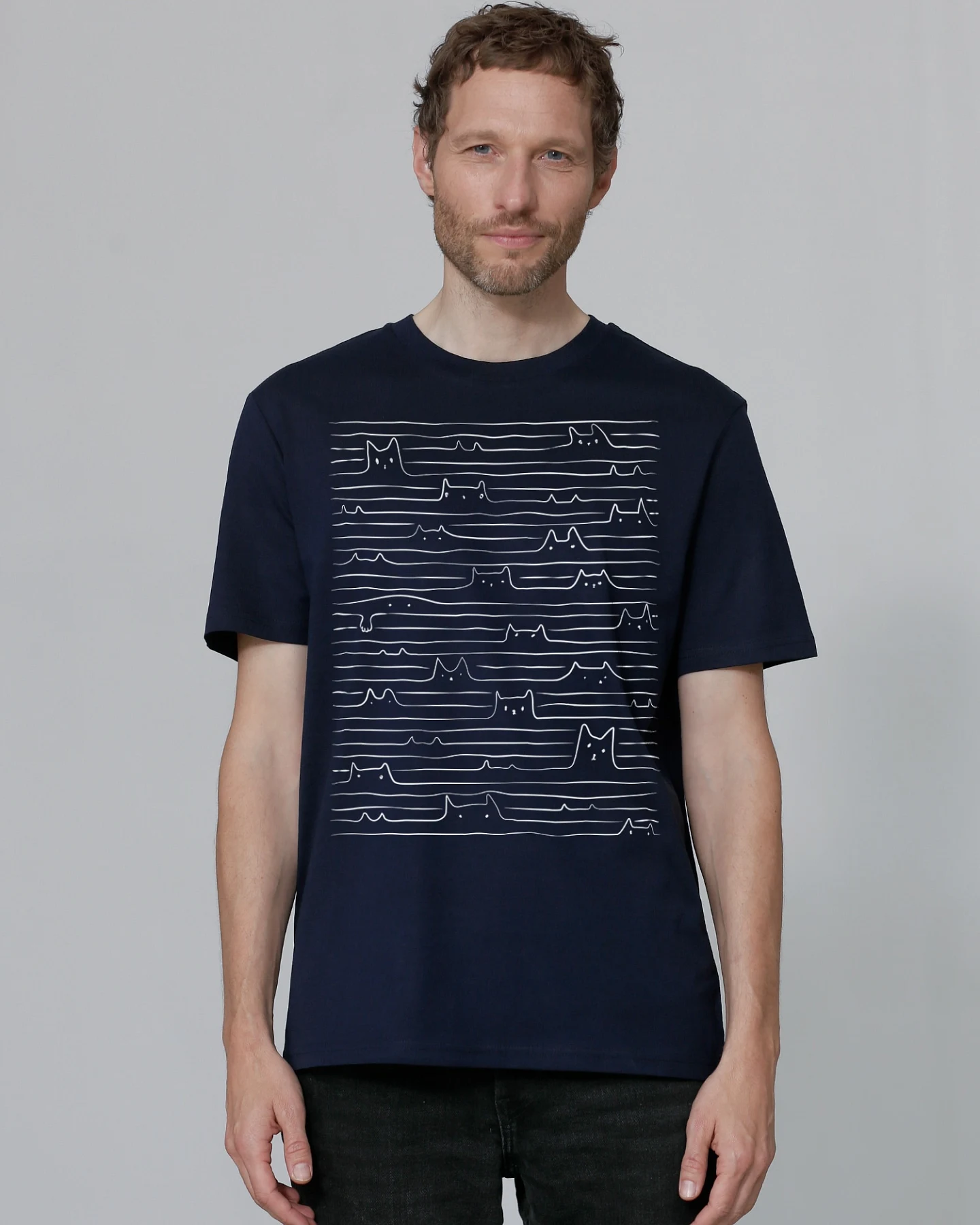 Watapparel T-Shirt Doodle Cats – Ansicht 2