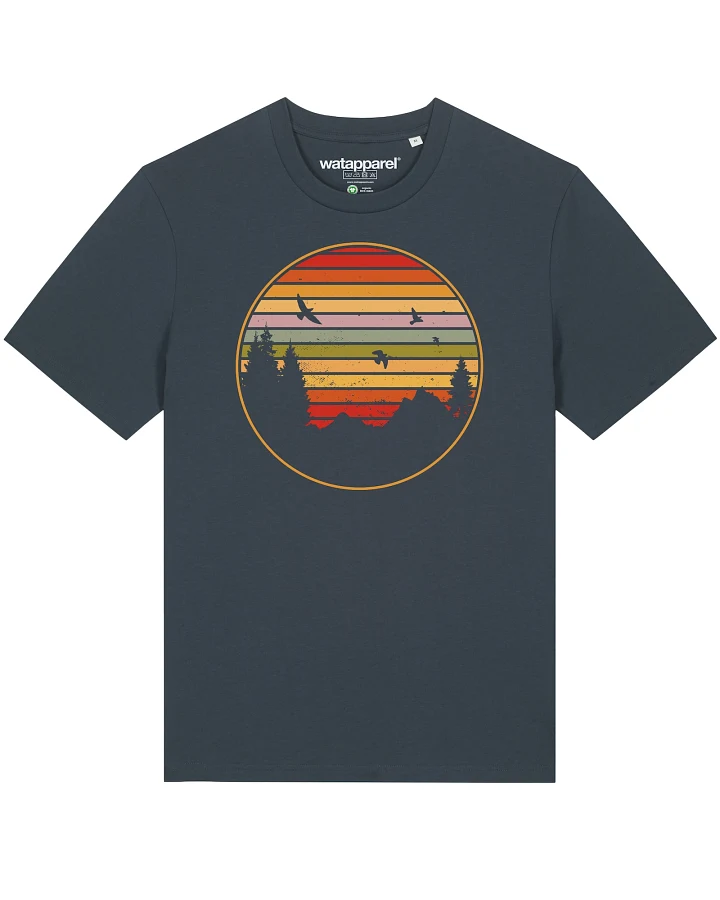 Produktseite: Watapparel T-Shirt Sunset Berge & Tannen
