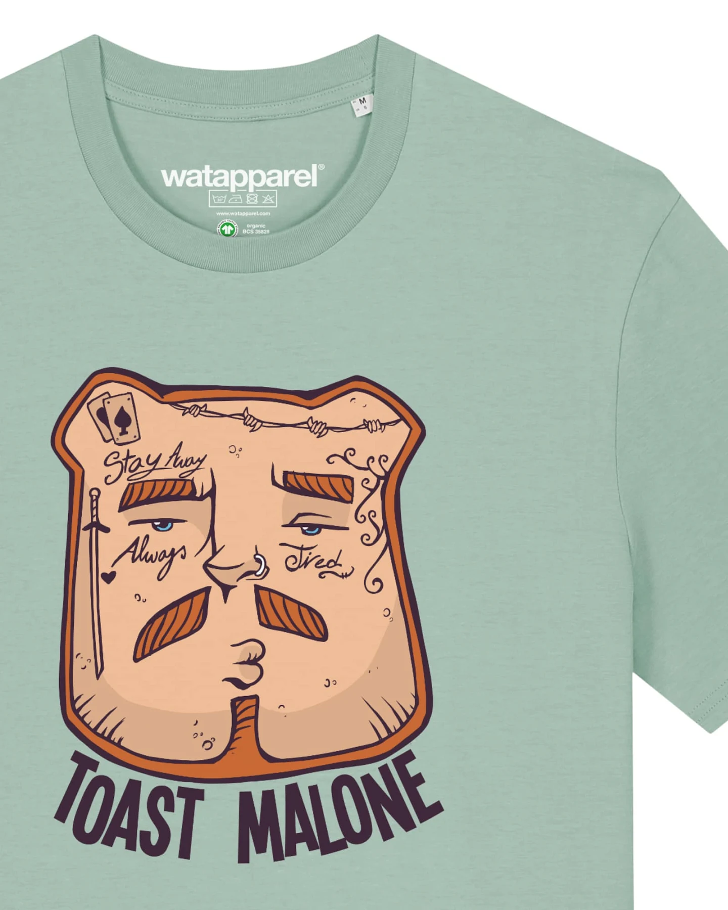 Watapparel T-Shirt Toast Malone – Ansicht 3