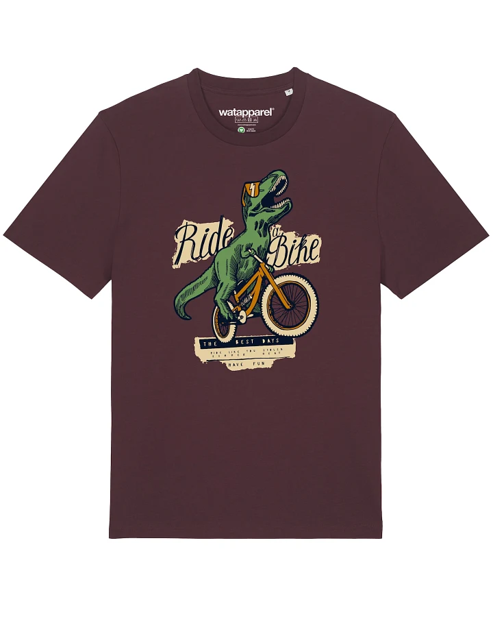 Produktseite: Watapparel T-Shirt T-Rex Fahrrad
