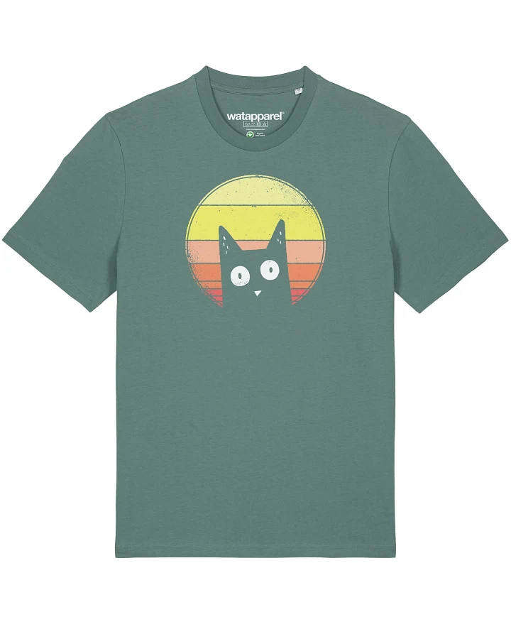 Watapparel T-Shirt Sunset Cat