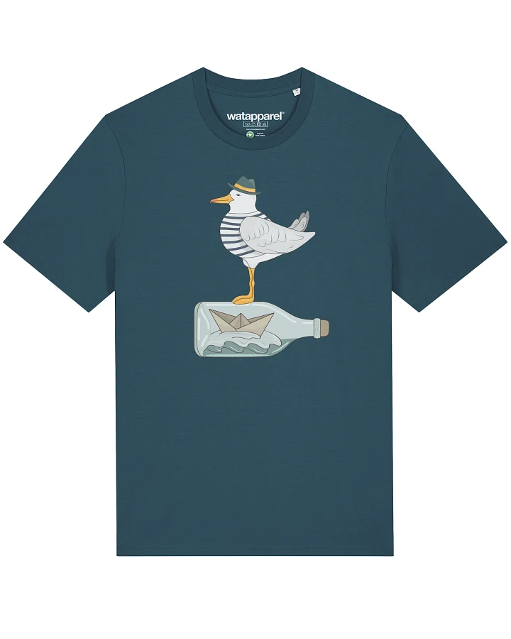 Watapparel T-Shirt Möwe mit Hut