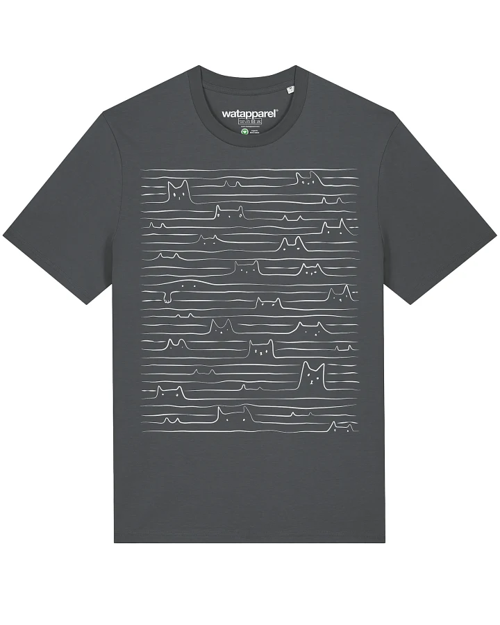 Watapparel Shirt Doodle Cats