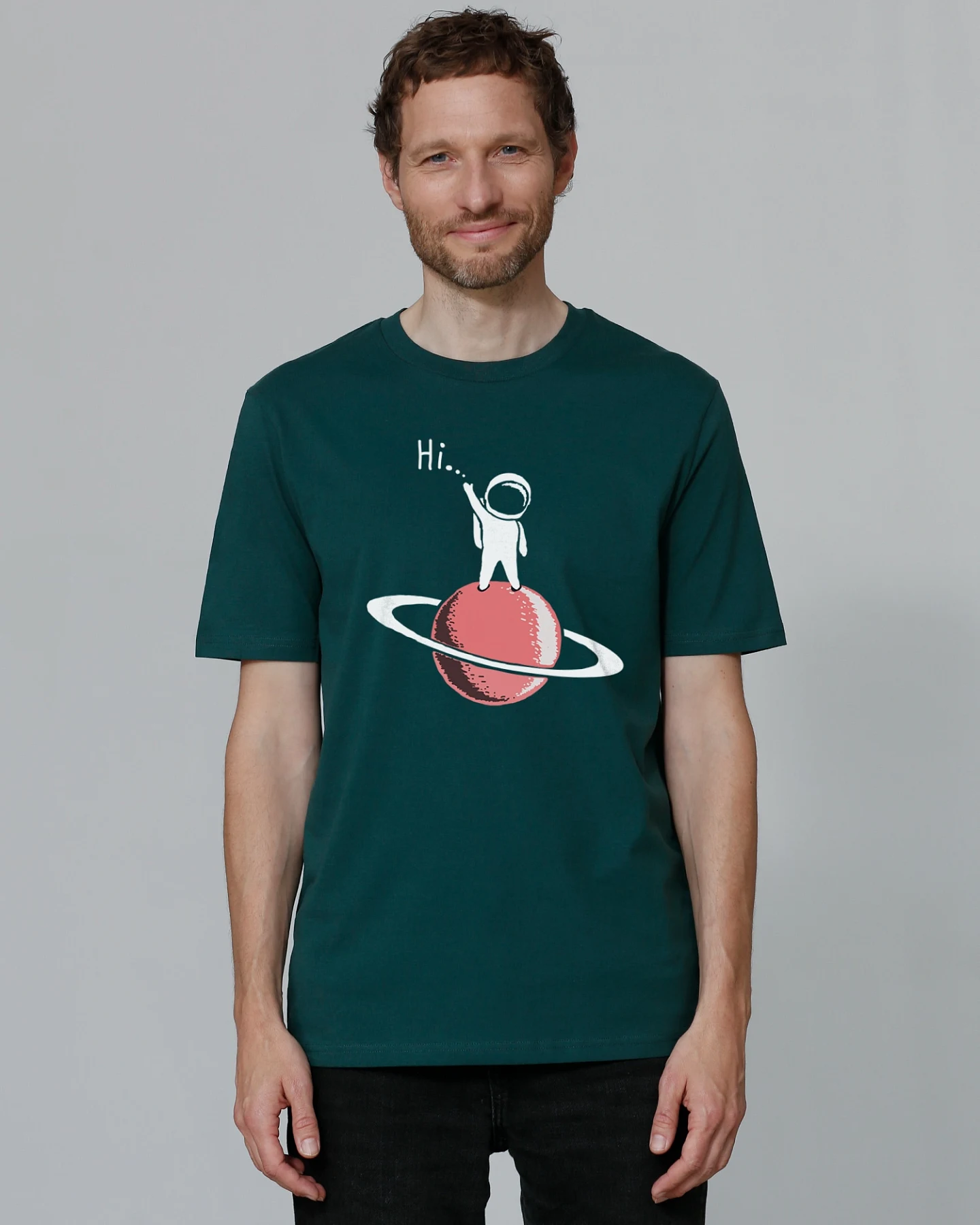 Watapparel T-Shirt Astronaut says Hi – Ansicht 2
