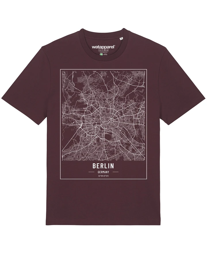 Produktseite: Watapparel T-Shirt City maps Berlin Landkarte