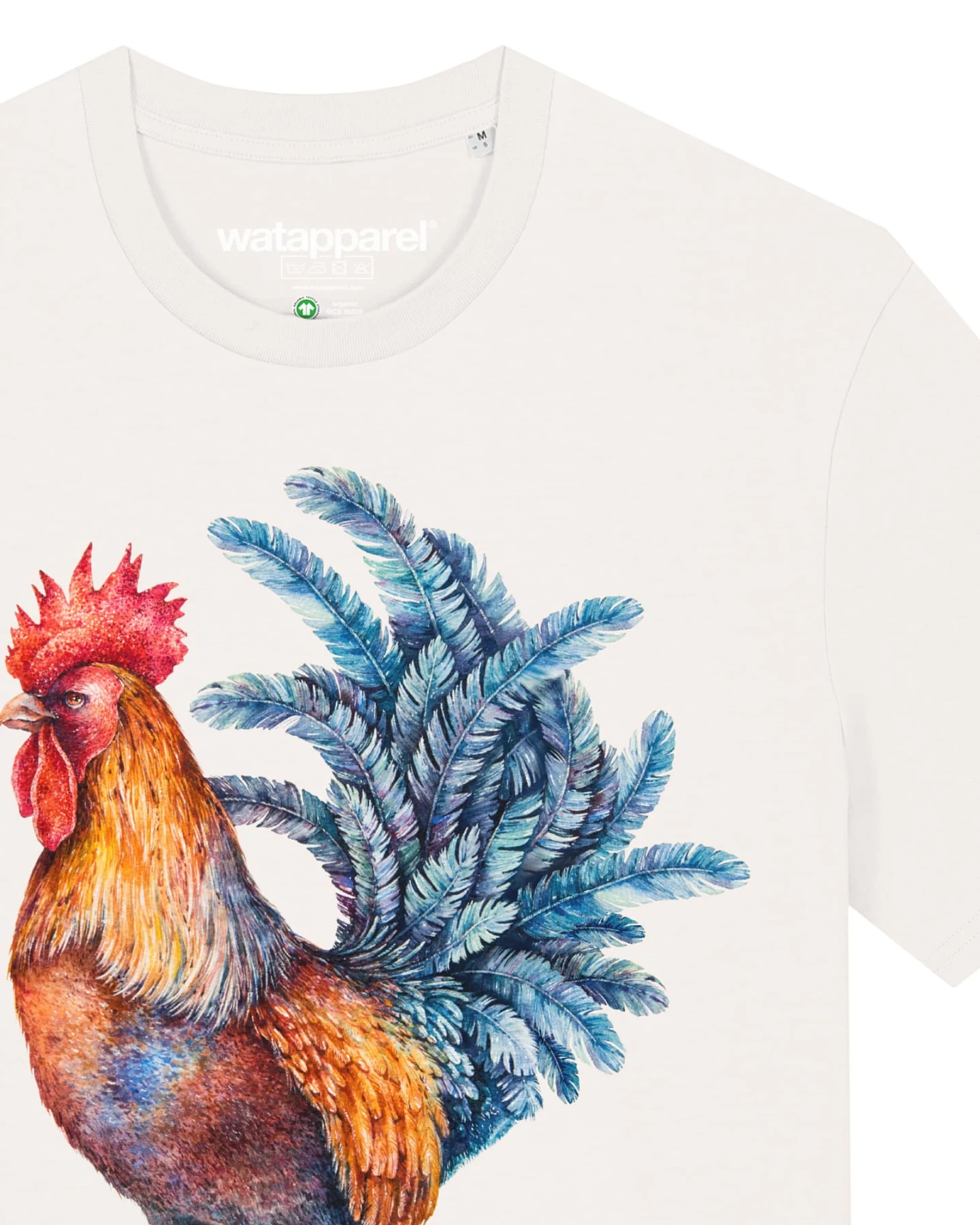 Watapparel T-Shirt Grimmiger Gockel – Ansicht 3
