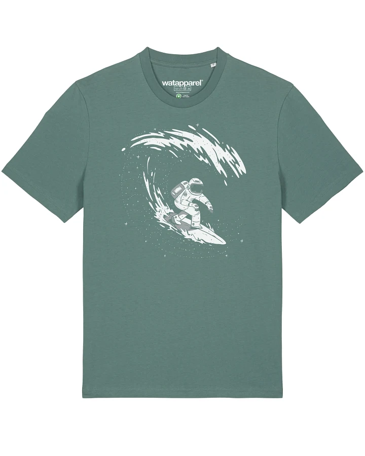 Watapparel T-Shirt Surfing Spaceman