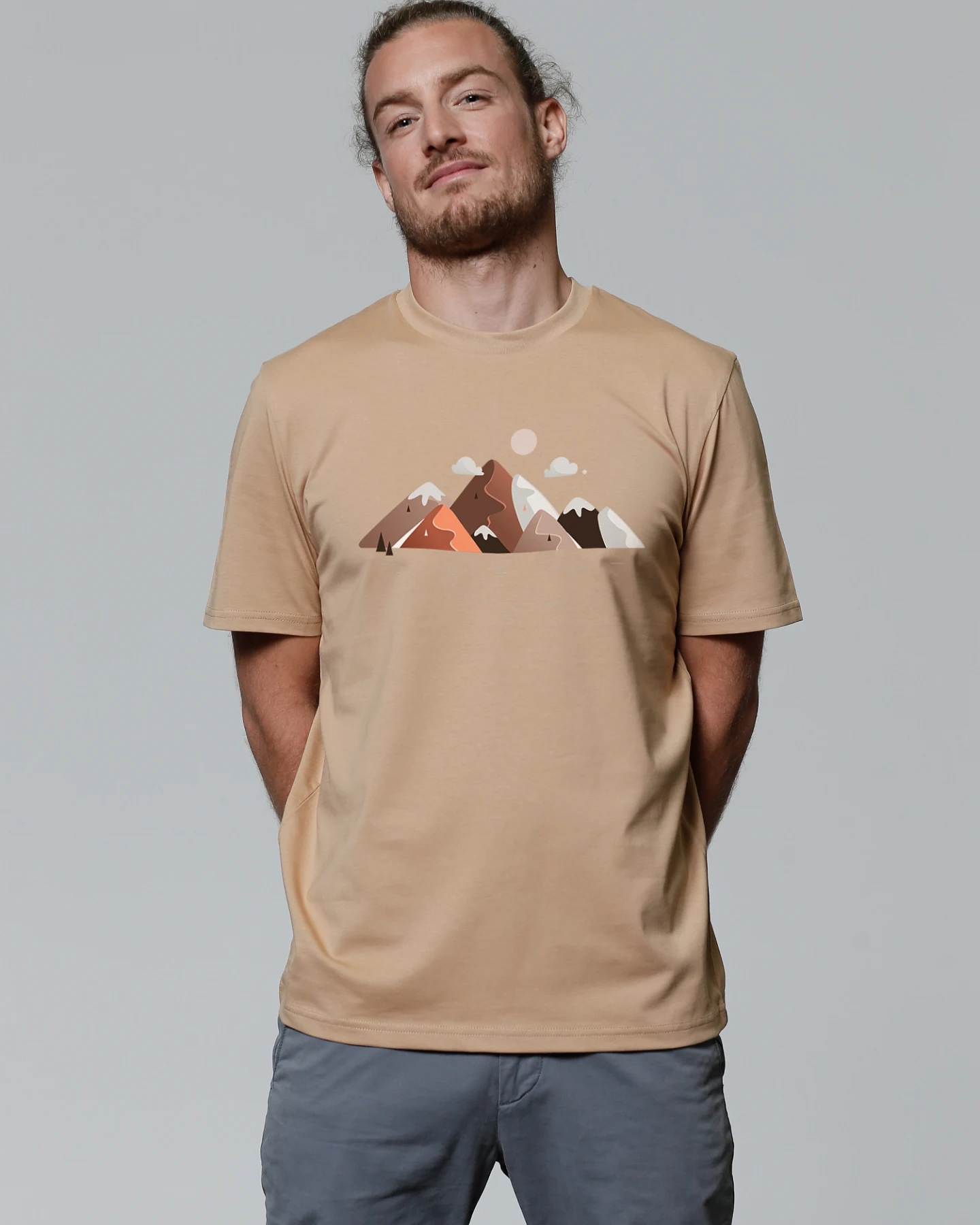 Watapparel T-Shirt Mountains & Moon – Ansicht 2