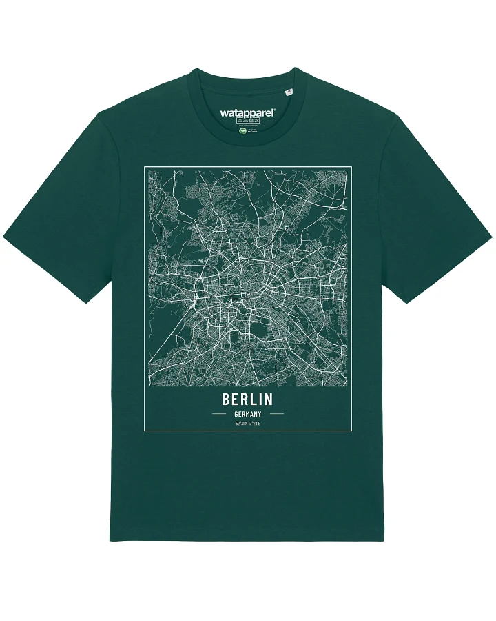 Produktseite: Watapparel T-Shirt City maps Berlin Landkarte