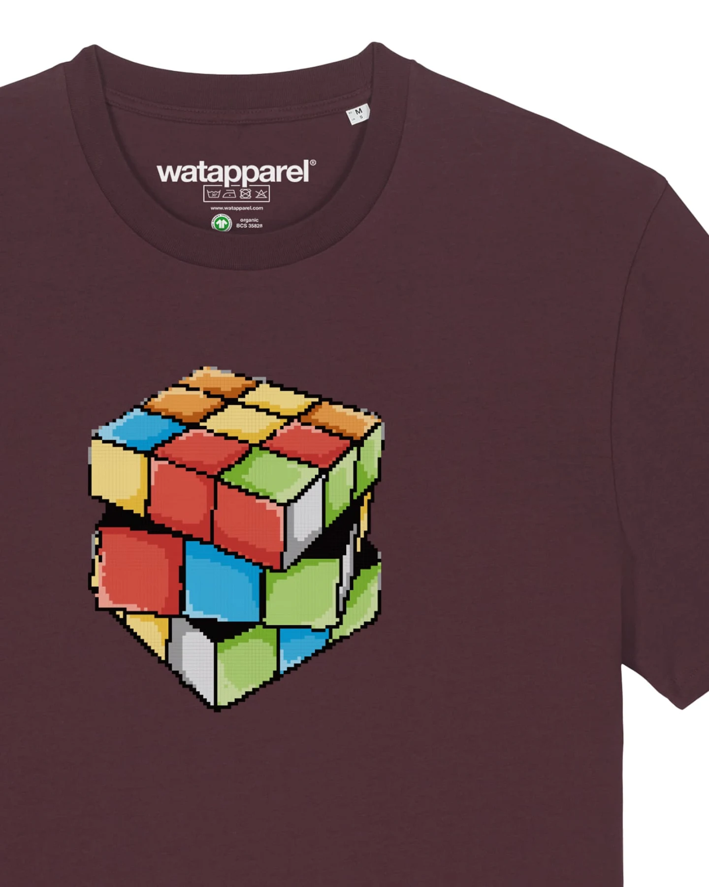 Watapparel Shirt Pixel Zauberwürfel – Ansicht 3