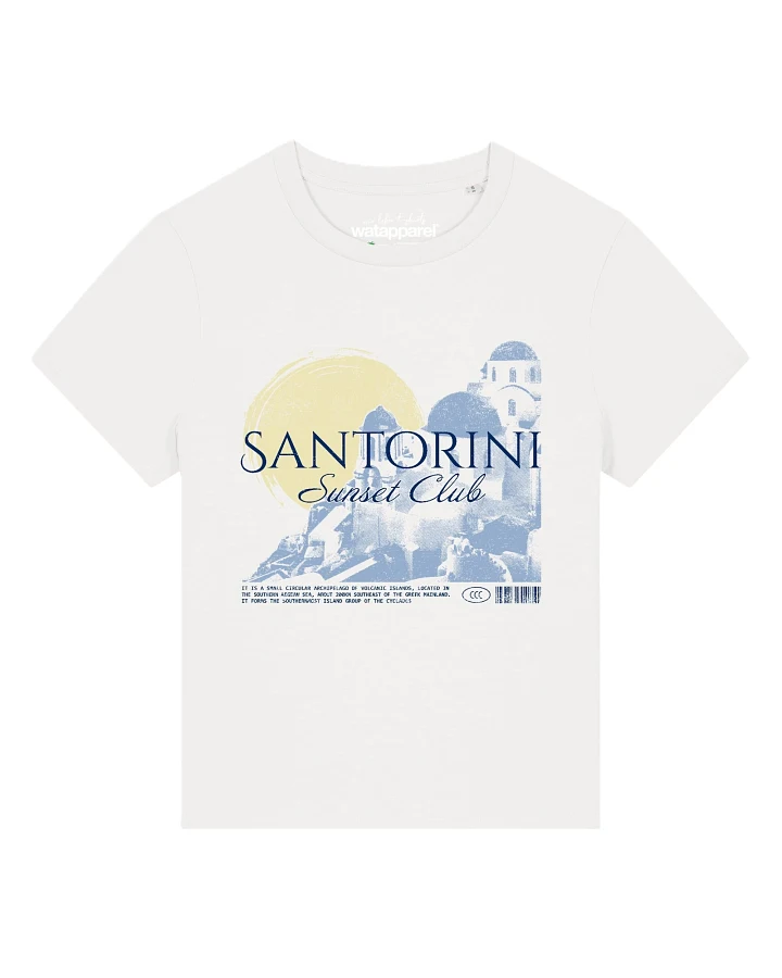 Watapparel T-Shirt Santorini Sunset Club