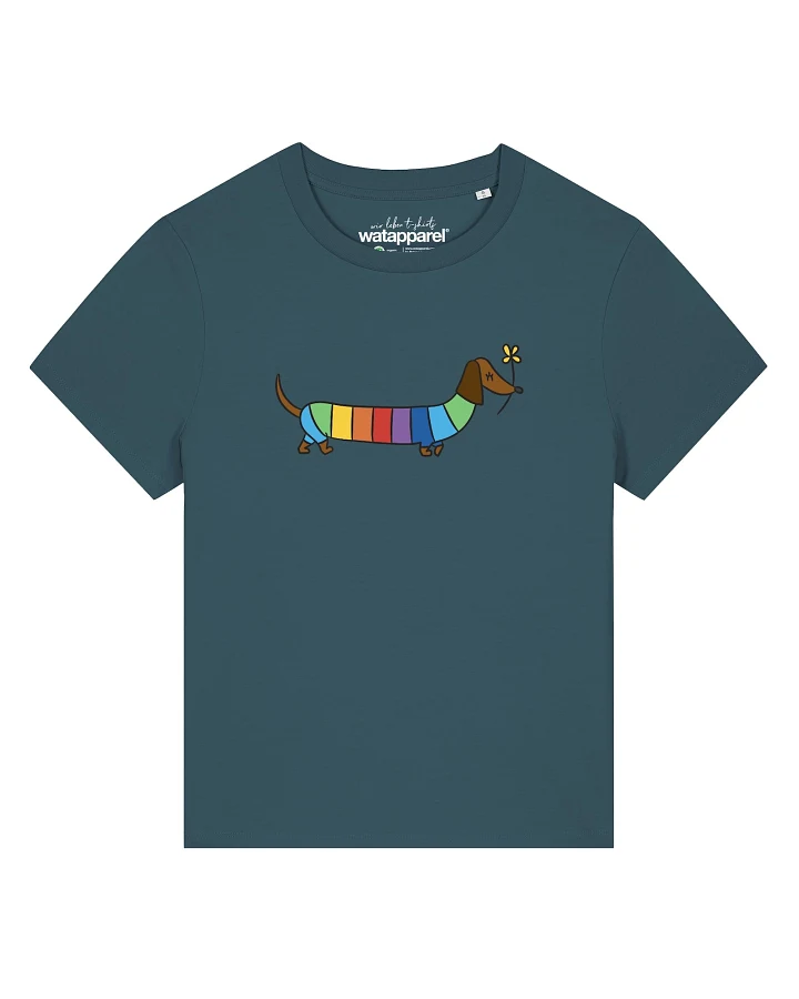 Watapparel T-Shirt Regenbogen Dackel