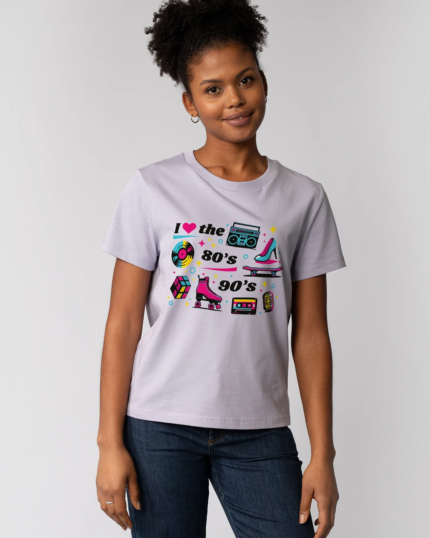 Watapparel T-Shirt 80s Love – Ansicht 2