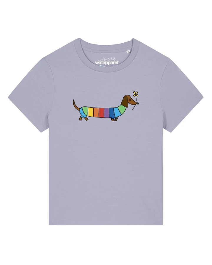 Watapparel T-Shirt Regenbogen Dackel
