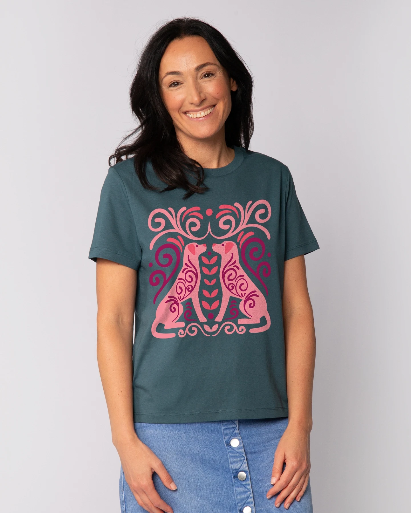 Watapparel T-Shirt Hundeliebe – Ansicht 2