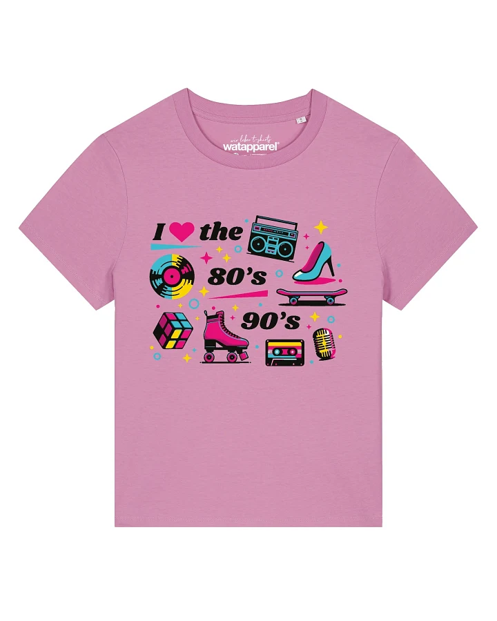 Watapparel T-Shirt 80s Love