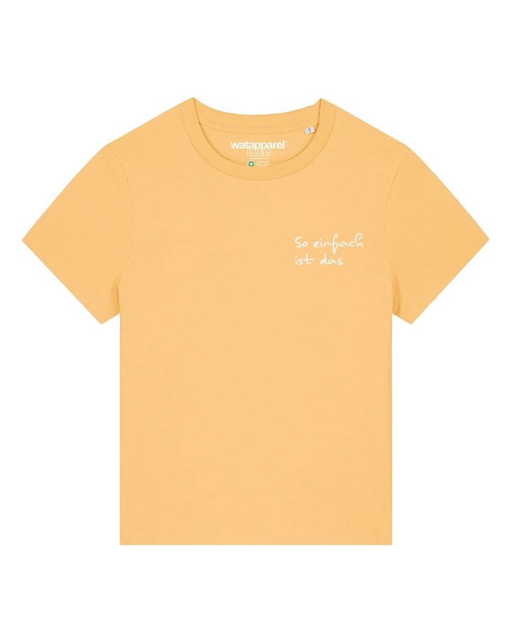 Watapparel T-Shirt So Einfach Ist Das