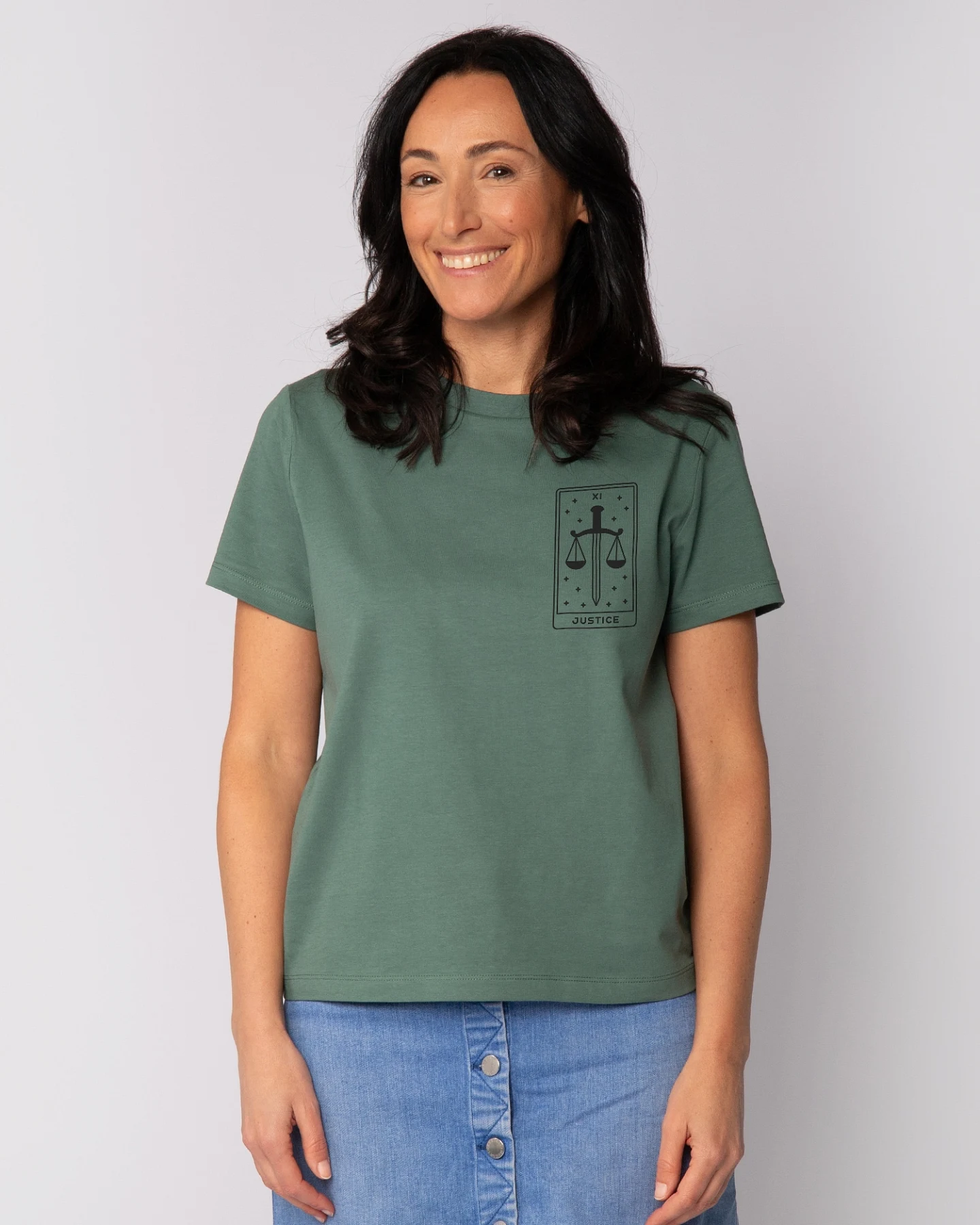 Watapparel T-Shirt Tarot Justice (GOTS) – Ansicht 2