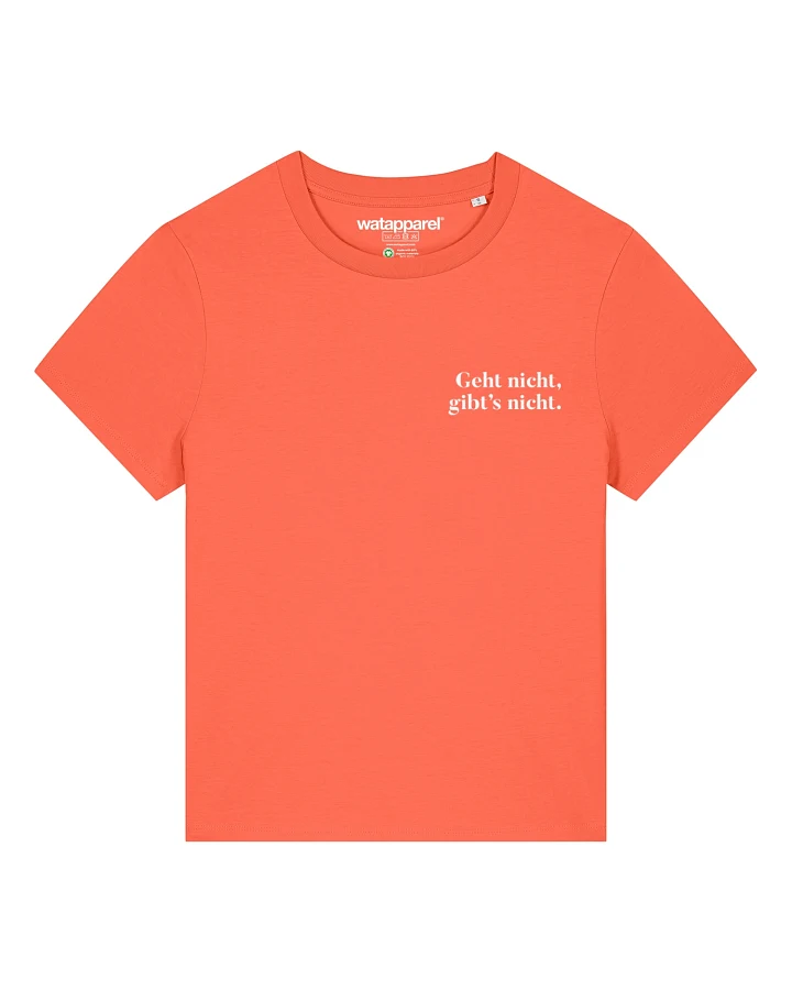 Watapparel T-Shirt Geht Nicht Gibts Nicht
