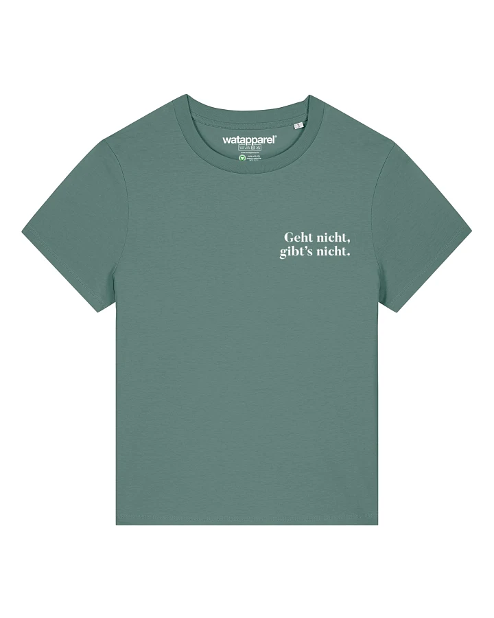 Watapparel T-Shirt Geht Nicht Gibts Nicht