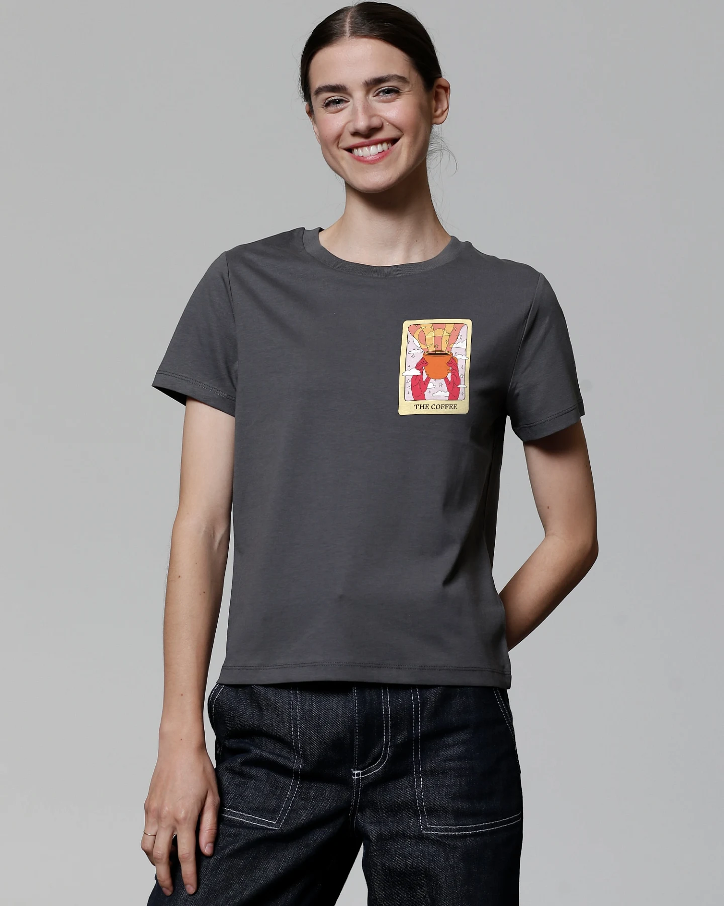 Watapparel T-Shirt Tarot The Coffee (GOTS) – Ansicht 2
