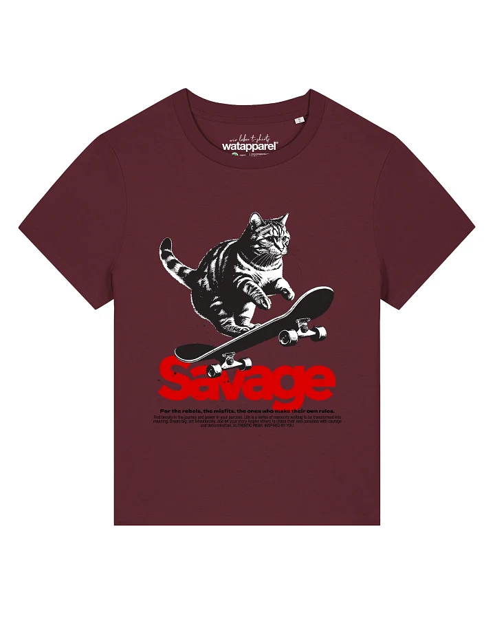 Watapparel T-Shirt Savage Cat