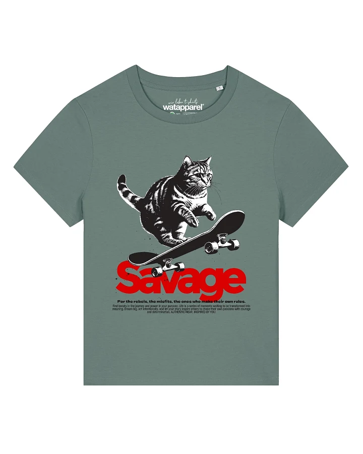 Watapparel T-Shirt Savage Cat