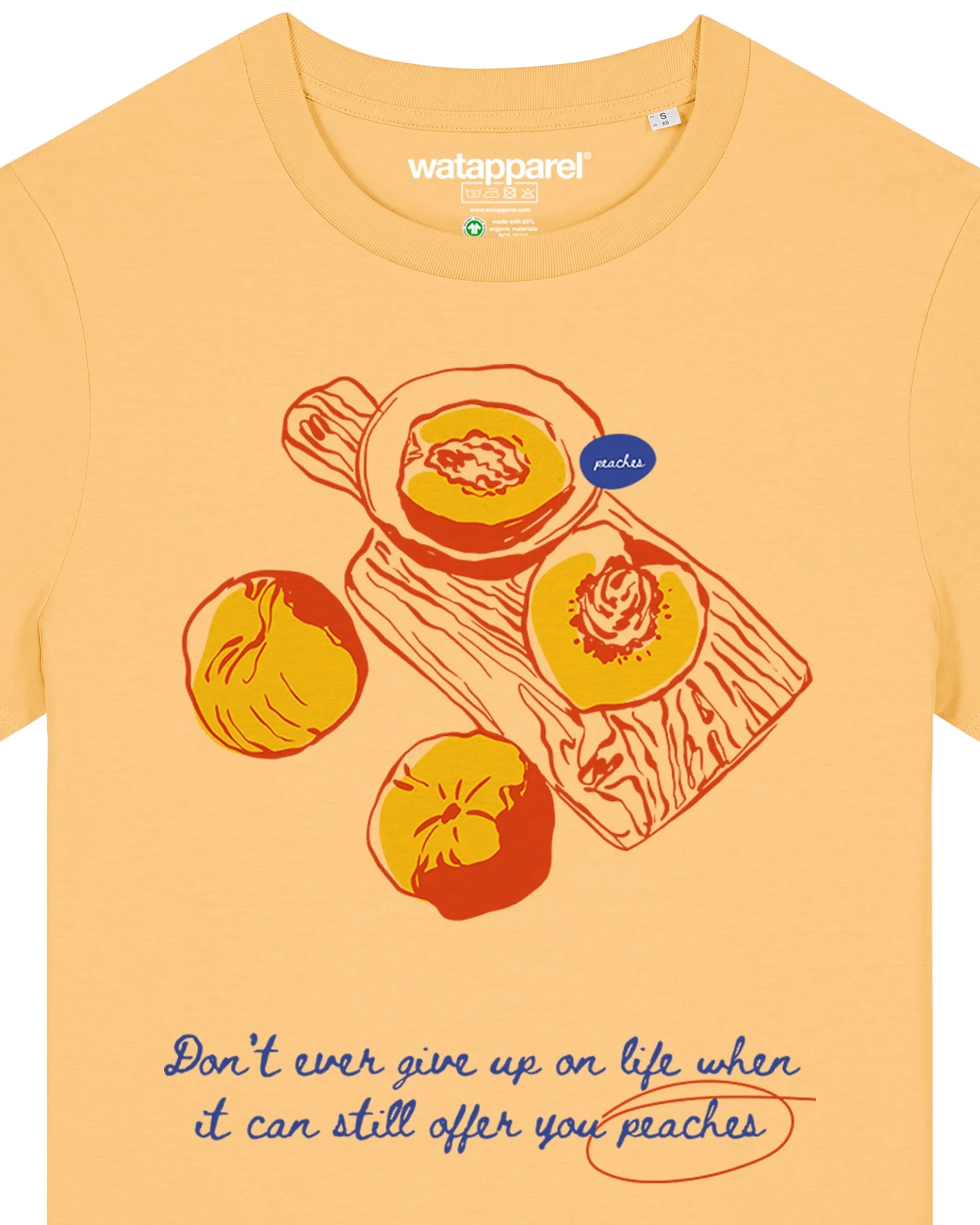Watapparel T-Shirt Peaches – Ansicht 3