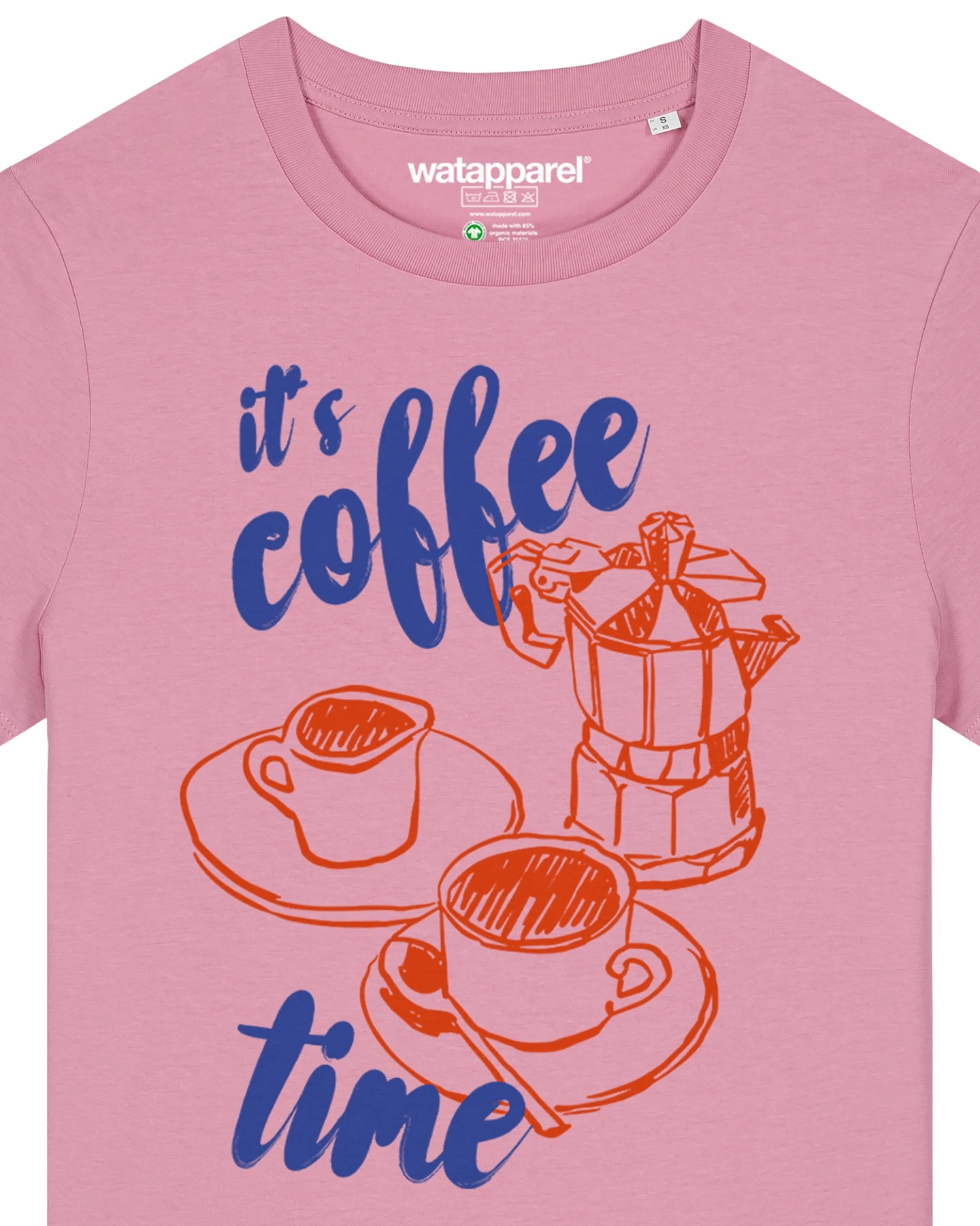 Watapparel T-Shirt Its Coffee Time – Ansicht 3